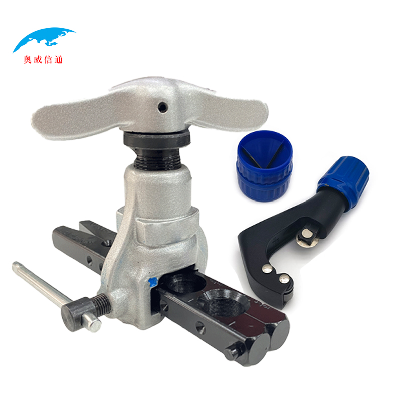 奥威信通 扩管器偏心扩口器 空调铜管扩孔器公英制打喇叭口扩管 套高清大图