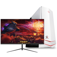 铭能 i9级八核E5-2660/GTX1060 3G独显/16G内存/256G固态+500G机械盘 台式电脑 台式机 电脑主机 组装电脑 家用办公商务娱乐电竞游戏电脑+27英寸全套