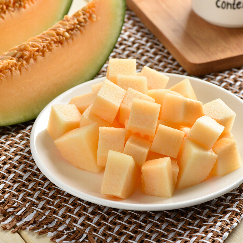 鲜贝达 西州蜜25号甜瓜5斤[净重4.5-5斤]1-3个生鲜水果哈密瓜高清大图