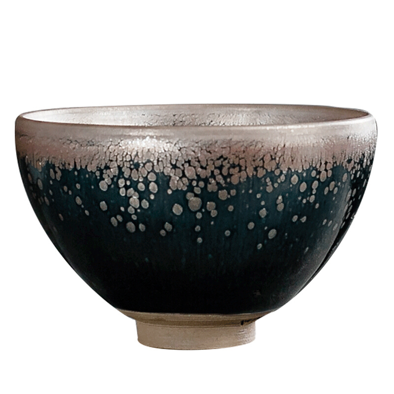 铭陶满堂 星云建盏赵建平纯手工原矿天目盏品茗杯陶瓷茶具功夫茶杯