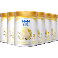 雀巢(nestle)能恩金装3段 幼儿配方奶粉 3段(12-36个月婴儿适用)900克 6罐装