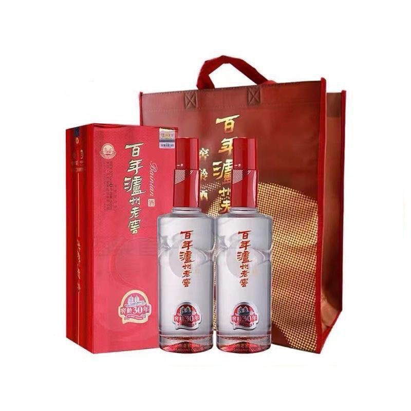 百年泸州老窖窖龄酒窖龄30年整箱500ml*1瓶浓香型白酒送礼商务高清大图