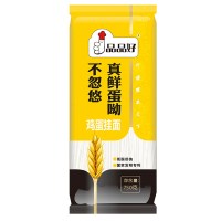 品品好鸡蛋挂面750g营养早餐葱油拌面炒面拌凉面劲道细挂面