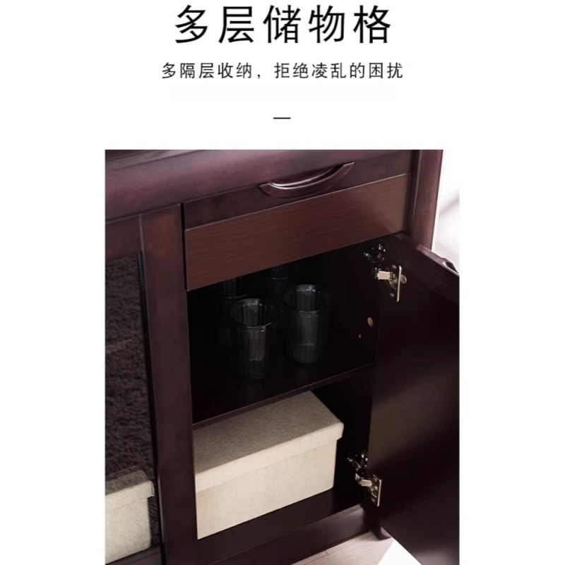 宜掌柜 木质茶水柜 三门 台高清大图