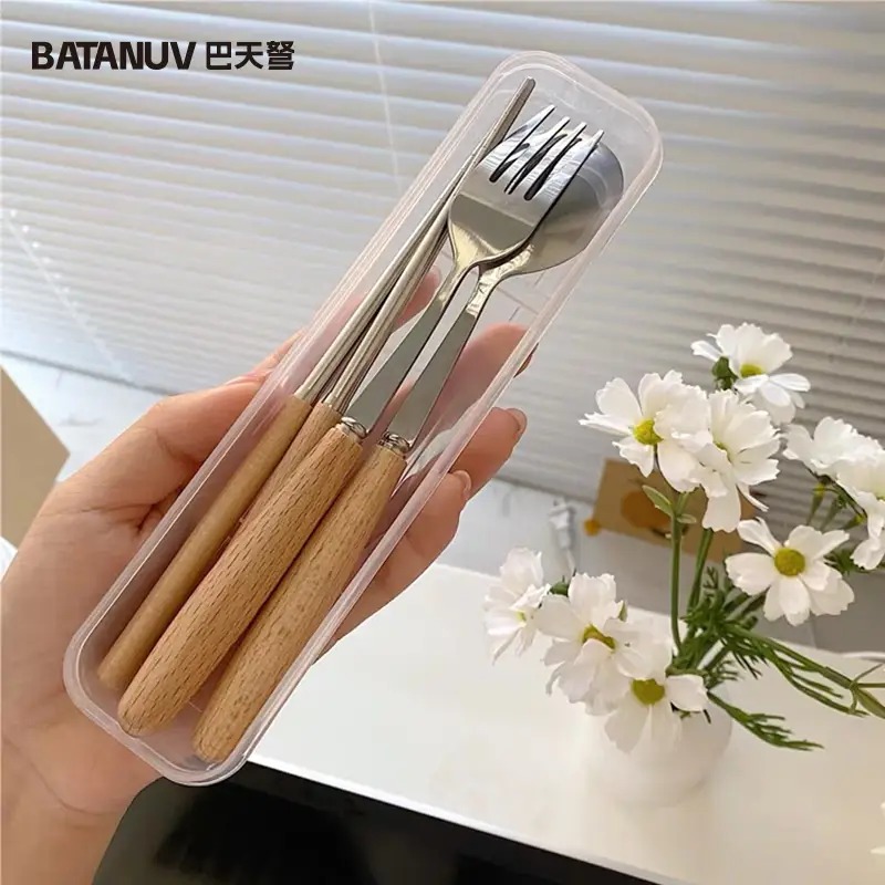 巴天弩(BATANUV)便携餐具三件套BTN-RY0158高清大图