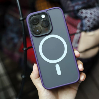 安美宝 iphone15手机壳苹果14/13promax新款14Plus超薄防摔硅胶MagSafe磁吸保护套磨砂简约创意