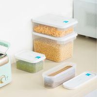 茶花抗菌冰箱专用食品保鲜盒塑料可微波炉加热密封盒水果盒储物盒[欧铂兹_保鲜盒2.6L-自带提手]