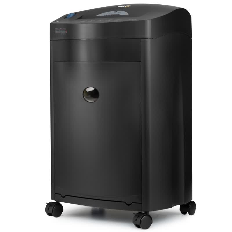 科密碎纸机碎纸光盘卡4*38mm中大型办公用4级保密粉碎机 15张 40分钟 27L3米380W 黑金刚高清大图