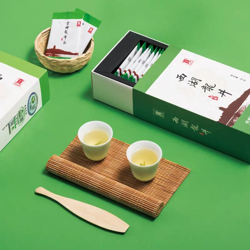 2020新茶预售贡牌明前AAA级西湖龙井礼盒特级袋泡装绿茶 龙井村产区