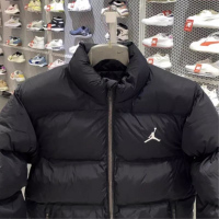 NIKE耐克棉服JORDAN运动休闲保暖立领男装外套FB7332-010 D