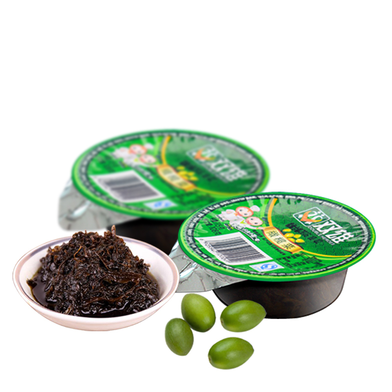 双雄咸菜橄榄菜108gx6装正宗潮汕特产罐头即食早餐酱菜小菜下饭菜