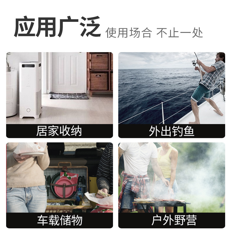 悦卡汽车后备箱收纳箱 车载多功能车内尾箱整理箱置物用品 R系列折叠储物箱 灰黄大号-60L