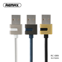 REMAX 苹果数据线 lighting 接口iphone xs 8P手机通用充电线 2.4A 蓝色
