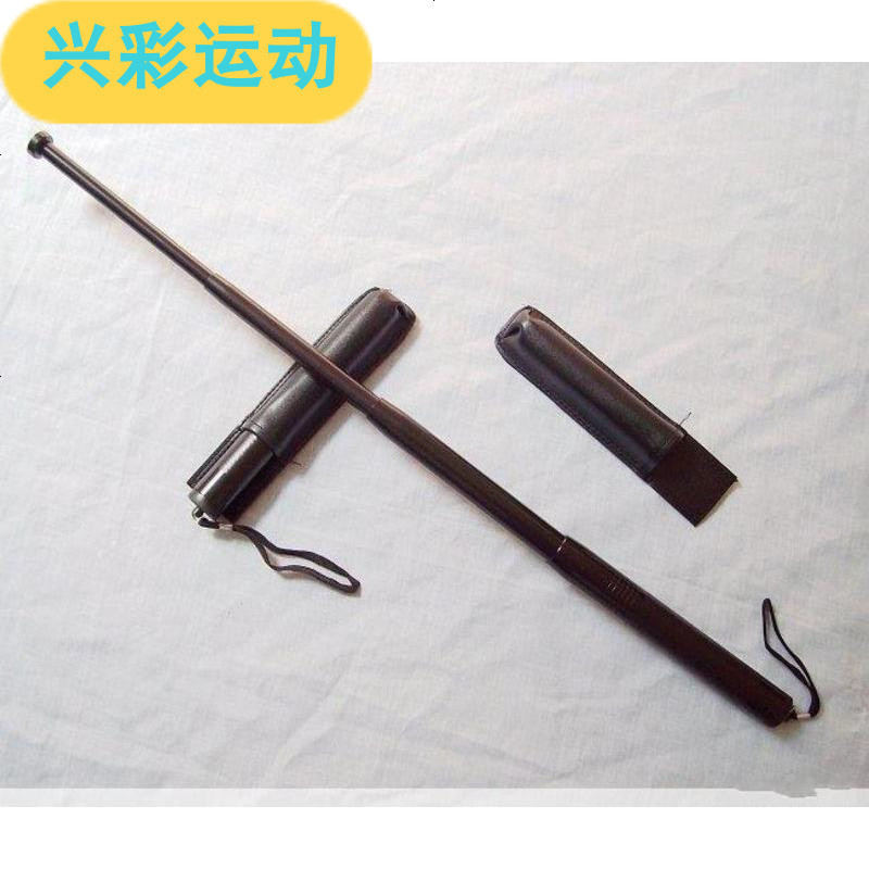 防身武器大四节伸缩棍铁长棍4节棍防卫棍甩棍车载帅棍户外防身棍