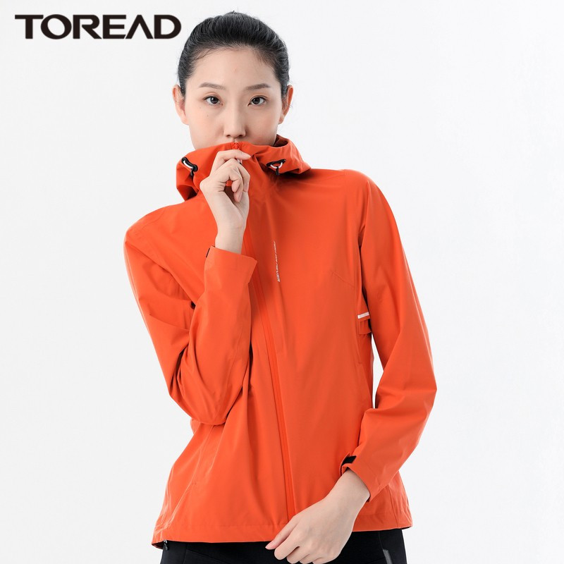 探路者户外单层冲锋衣春夏季薄款女士防风防水登山徒步冲锋衣轻便外套