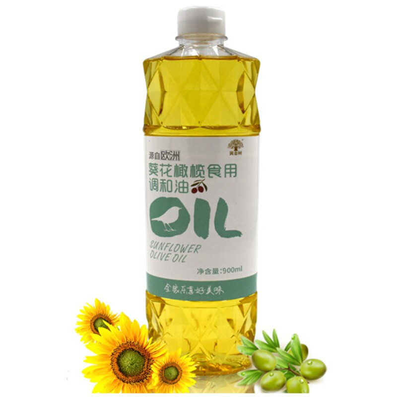 黄金树橄榄葵花食用调和油900ml
