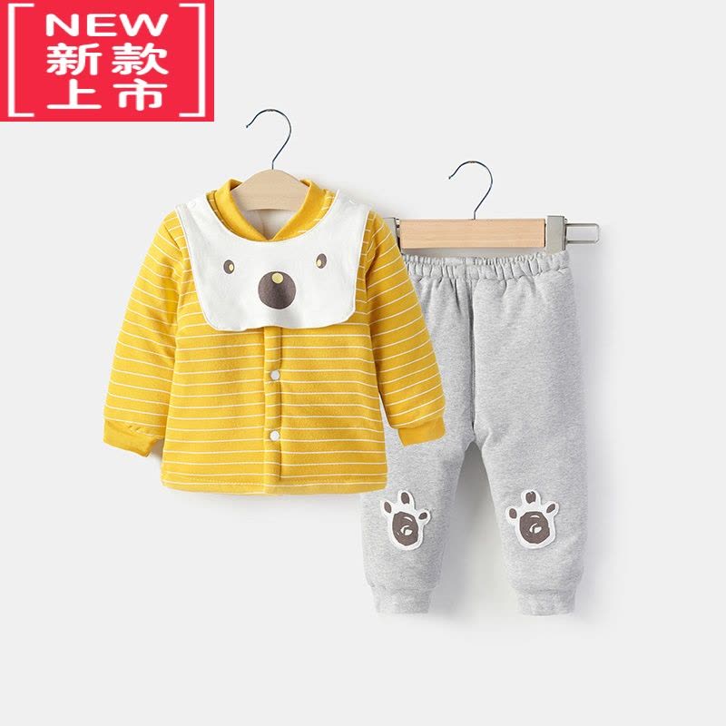 可莉允[]宝宝冬装加厚棉衣套装婴幼儿棉袄男女婴儿衣服冬季棉服图片