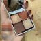 01#撒哈拉沙漠 大地色眼影闪粉珠光防水亮片平价学生小众品牌四色眼影盘ins超火