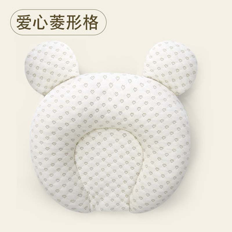 婴儿定型枕防偏头宝宝新生儿纠正偏头枕头四季通用孕婴童床上用品简约小孩子定型枕