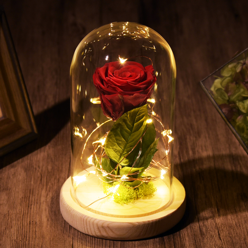 千梦花丝语38三八节礼物生日礼物女友永生花红玫瑰花送女生女学生老婆