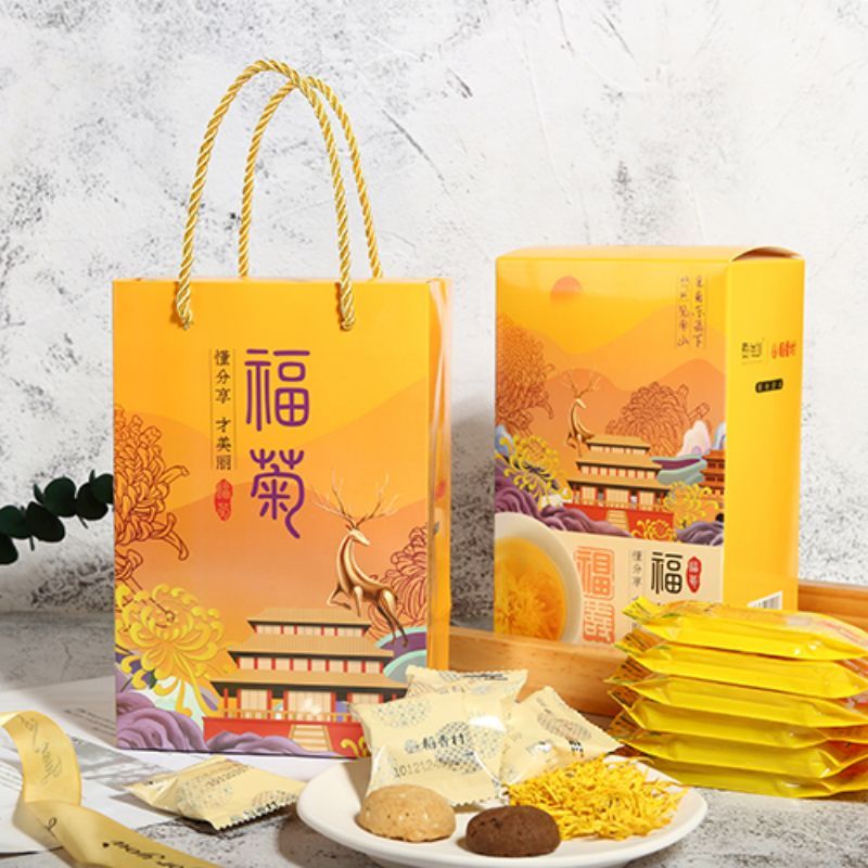 雯海钏 福菊双盒装08礼品