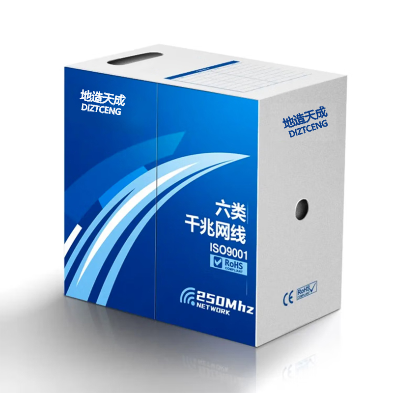 地造天成 LFH305MB 六类非屏蔽 网线 305.00 米/箱 (计价单位:箱) 灰色高清大图