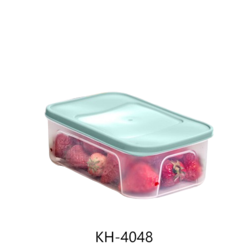 禧天龙(Citylong) KH-4048保鲜盒4个装(松石绿) 家用食品抗菌收纳盒1.8L