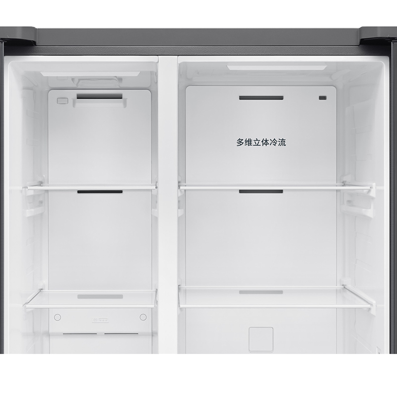 三星RS70F65P1TSC月光银 655L 超大容量 干湿分储 AI节能模式 干湿分储 立体循环制冷 对开门冰箱高清大图