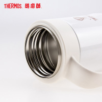 膳膳魔师(THERMOS)女神保温杯 TCMG-370 牛奶白370ML有把手大咖杯/304不锈钢保温杯/水杯/杯子通用