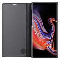 三星（SAMSUNG）Note9原装手机壳镜面保护套note9智能休眠翻盖多角度防摔支架皮套保护壳（黑色）