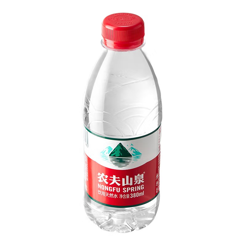农夫山泉天然水纸箱380ml*24