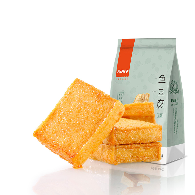 良品铺子 休闲食品 鱼豆腐香辣味170g袋装(休闲零食)