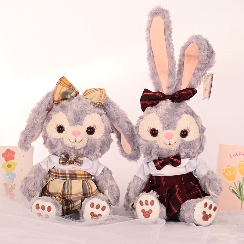 迪士尼星黛露娃娃公仔衣服大小号玩偶替换毛绒玩具兔子娃娃睡觉抱裸兔