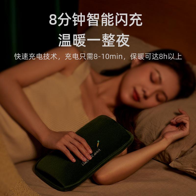 志高(CHIGO)电热水袋暖手宝插手保暖便携 防爆充电 暖腰暖脚取暖宝 暖手袋电暖袋暖宫HX-6