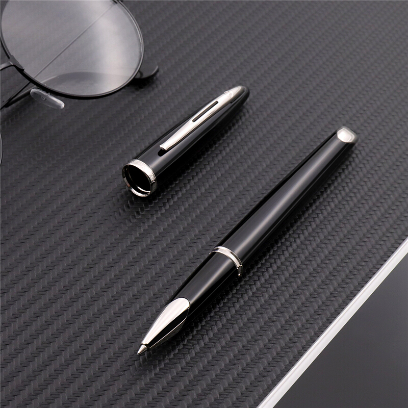 威迪文(WATERMAN)海韵系列 丽雅黑白夹签字笔/宝珠笔