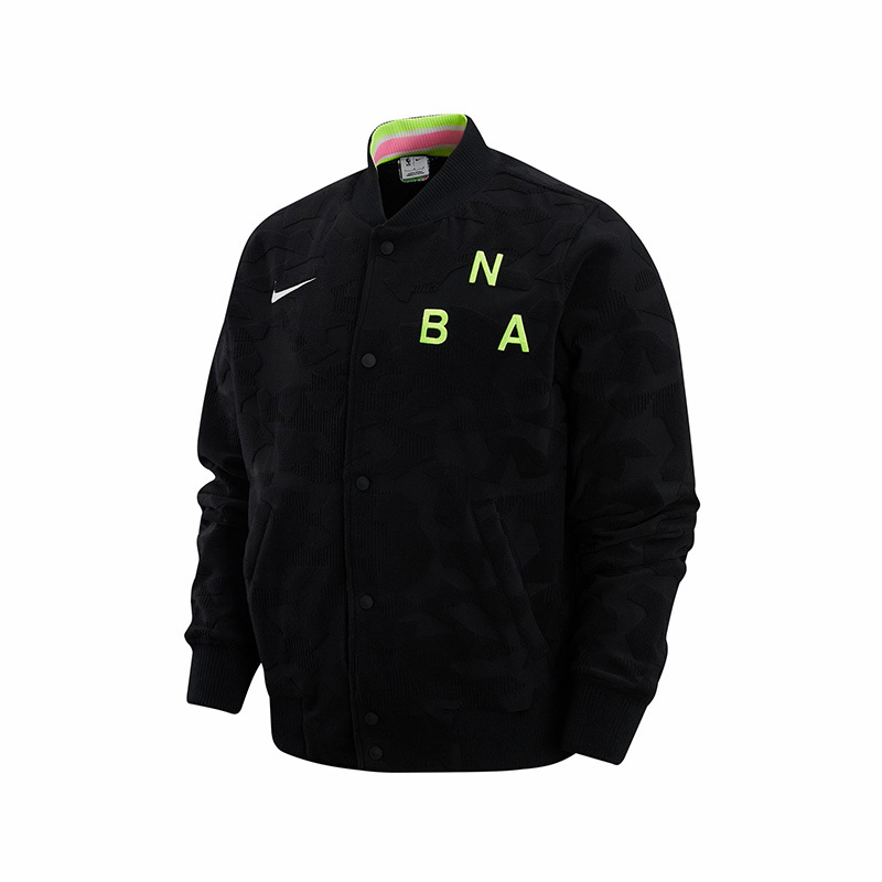 nike 舒适单排扣高领长袖夹克外套 男款 黑色 dr9075-010