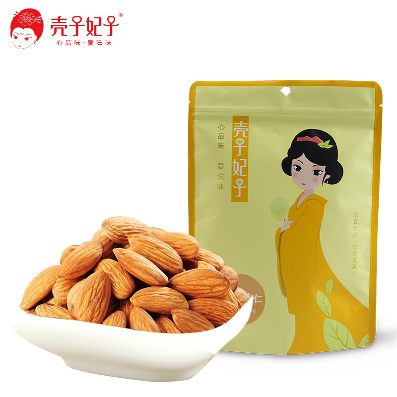 壳子妃子 休闲零食巴旦木仁178g