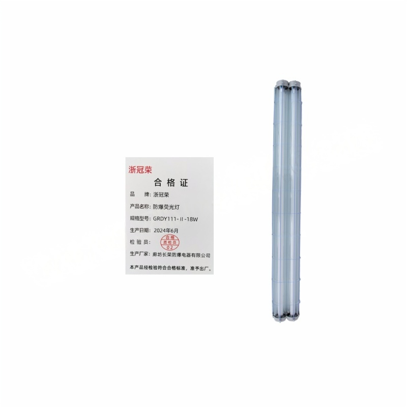ZHEGUANRONG/浙冠荣防爆荧光灯GRDY111-Ⅱ-18W 个高清大图