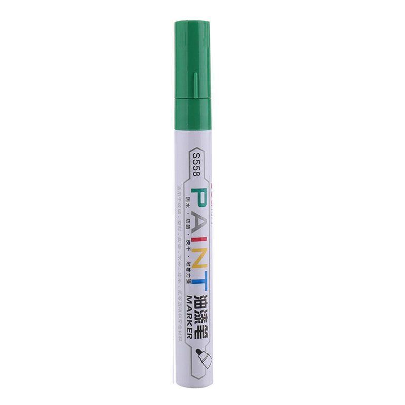 得力 油漆笔S558 补漆笔 绿色(支)