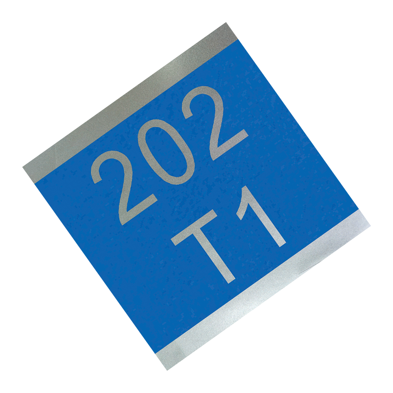 锐腾达 T变出线柜编号标识牌 120*120mm 反光膜 块高清大图