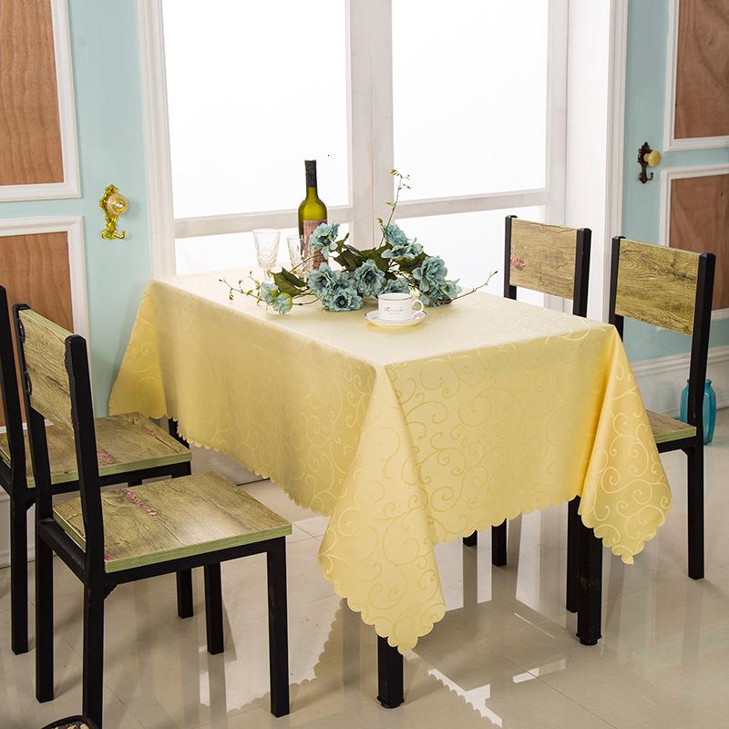 家柏饰(CORATED)欧式酒店桌布圆桌台布餐桌布长方形餐厅饭店圆形桌布布艺正方形高清大图