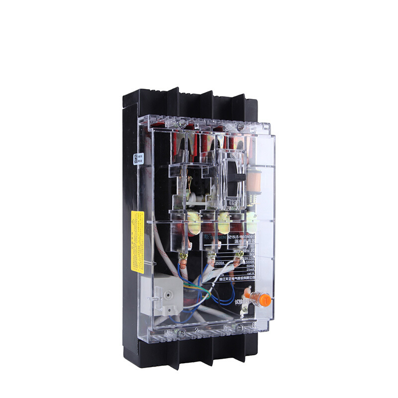 天正电气DZ15LE-100 5KA 热磁式100A 4P 手动固定式 380V 01020010286 塑壳漏电断路器