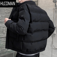 HLCOMAN棉衣男士外套2024新款潮流加厚羽绒棉服工装潮牌棉袄潮 XXXL 8228黑色