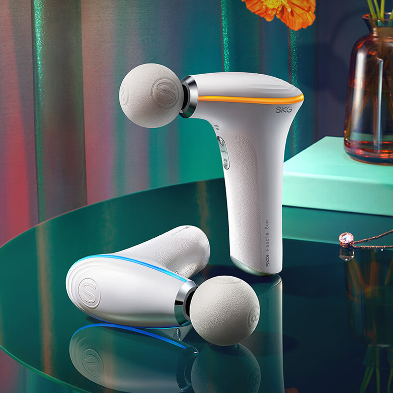 【八钢专用】skg筋膜枪F5mini 精致便携肩颈腰腿全身热敷按摩仪专业级肌肉放松器颈膜抢