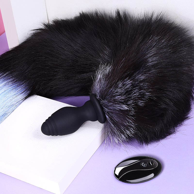 谜姬(Mizz Zee)无线遥控狐狸尾巴肛塞角色扮演后庭拉珠肛塞门变频男女用后庭自慰器电动震动棒穿戴情侣系列成人用品