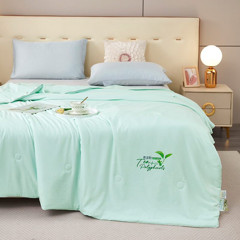 唐纳家纺 茶多酚夏凉被 200*230CM/1500G- TN-SQ25026高清大图