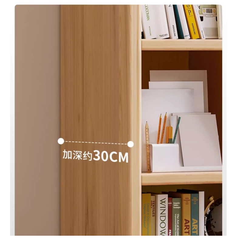 鑫木樽书柜木质台高清大图