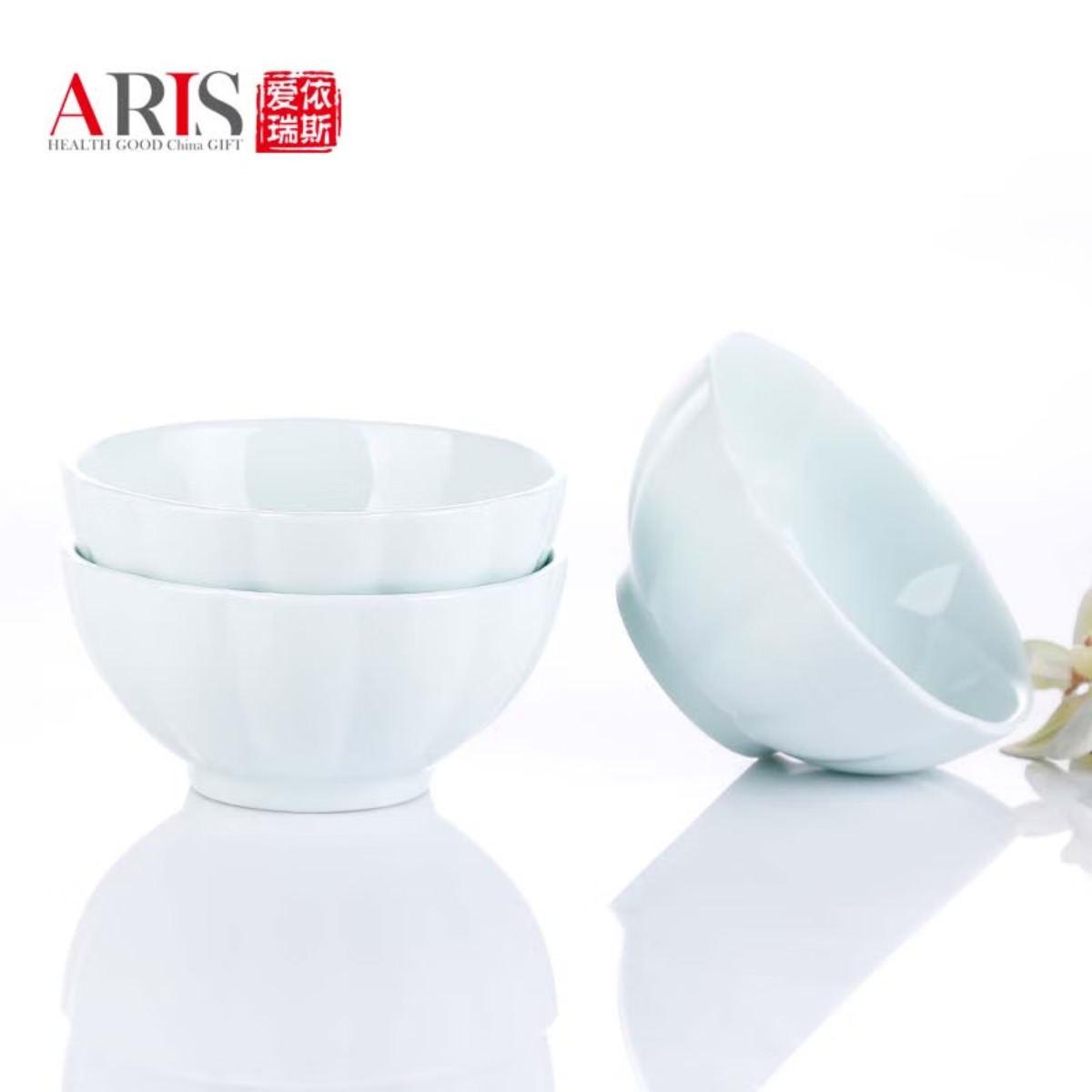 爱依瑞斯金瓜青瓷18头餐具套装AS-D1801H高清大图
