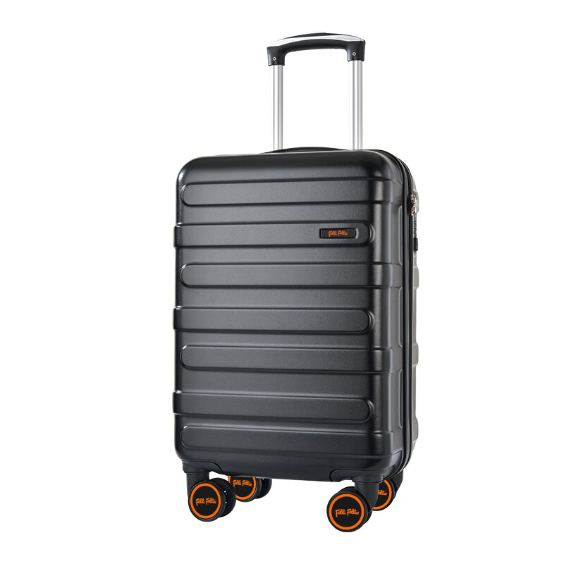 FOLLI FOLLIE 时尚轻便条纹拉杆箱20英寸黑色FF-Y102A