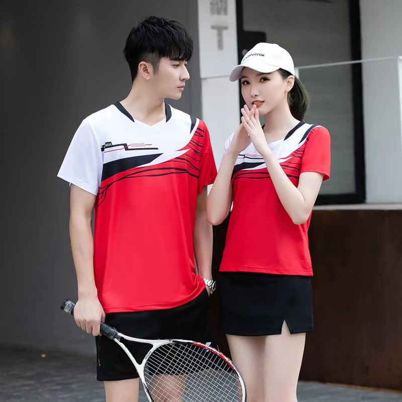 蒙企智品新品情侣运动服男女羽毛球服套装Y-5165高清大图